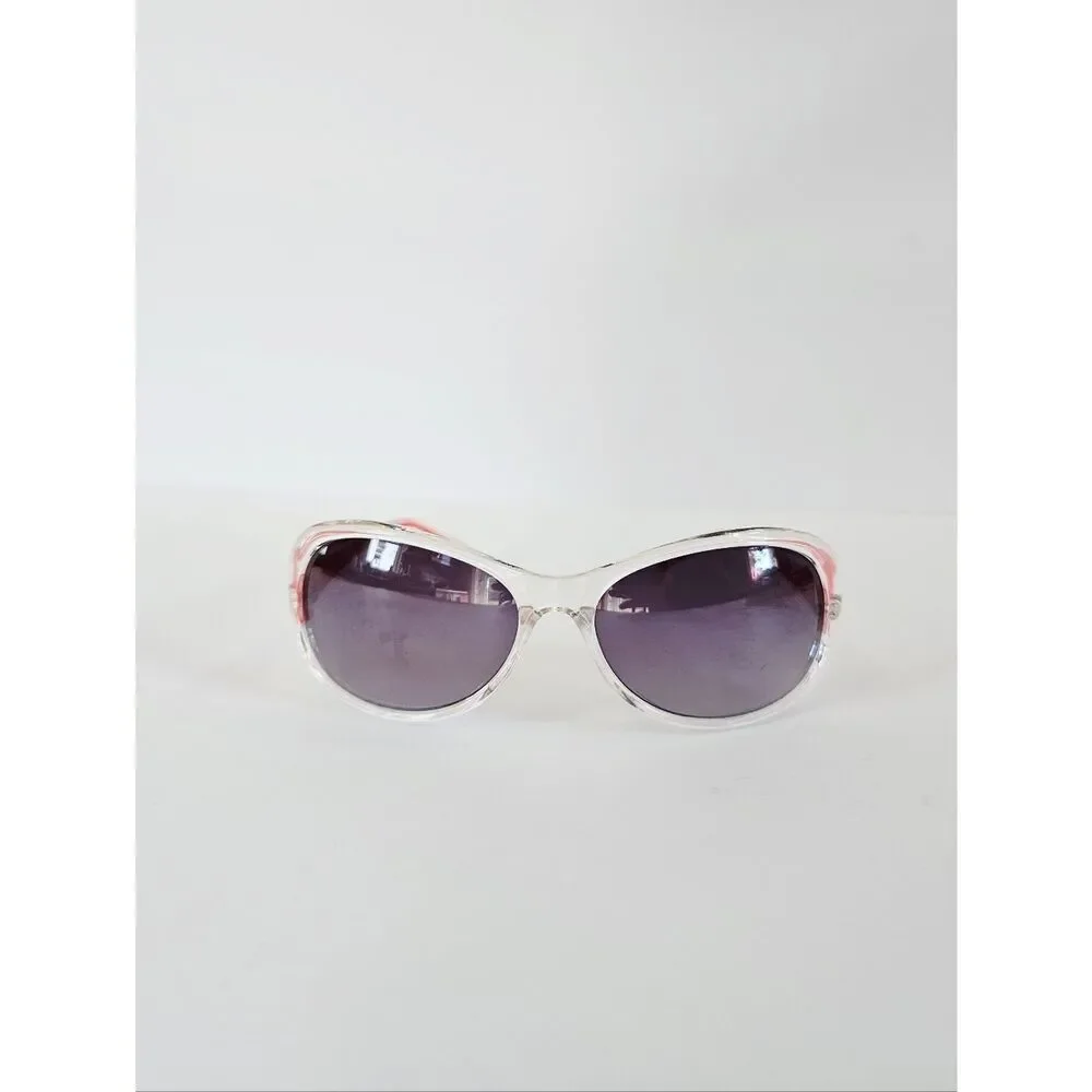 Vintage Dolce & Gabbana Wayfarer Red Large Gradient Frame Smoke Lens Sunglasses